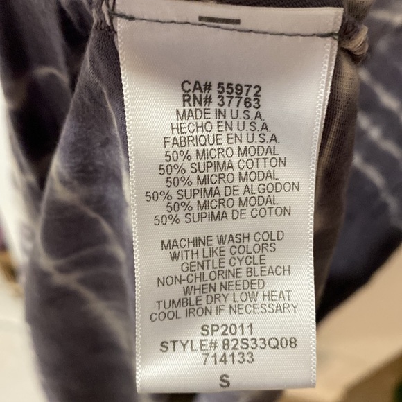 C&C CALIFORNIA tie dye maxi dress tee shirt weight S - Picture 4 of 4